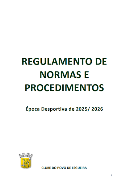 Regulamento de Normas e Procedimentos